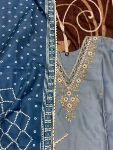 Original Handwork Partywear04 ( Powder Blue)