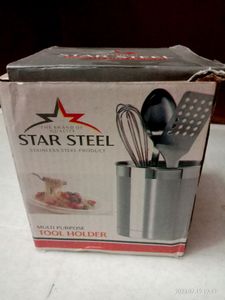 Steel Spoon And Knife Holder