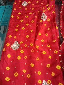 Red Dress Material