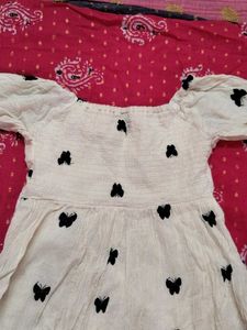 Butterfly Embroidered Top