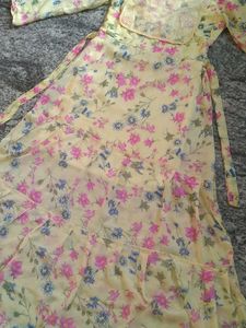 Floral Print Kurta