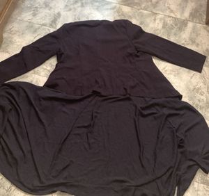 Elegant Blue Coat cum Dress