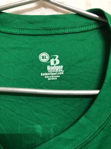 Badger Green Long Sleeve T Shirt