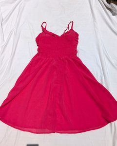 Rose Pink Western Dress