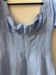 Light Blue Midi Dress