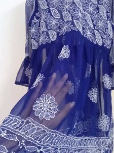 Lucknowi Embroidered Frock