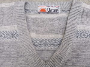 Vintage Oster Patterned Sweater