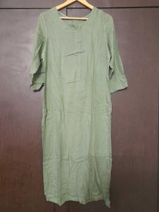 Olive Kurta Set New With Tag