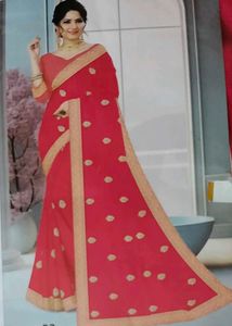 ELEGANT RED SAREE ❤️