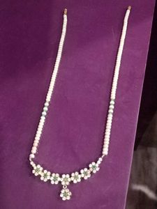 Pearl &amp; Emerald Necklace