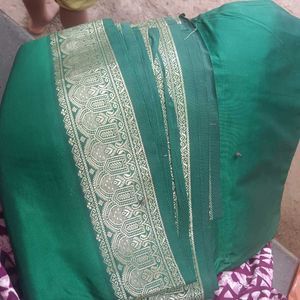 Green Dress Material