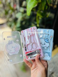 Cute Bunny Manicure Case - Single Set