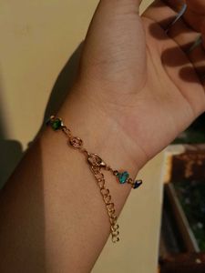 Gemstone Heart Bracelet