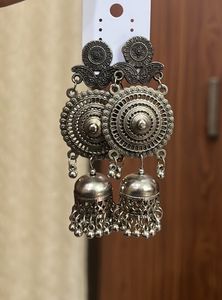 Oxidised Silver Earrings