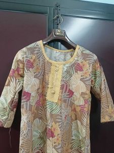 Floral Print Kurta
