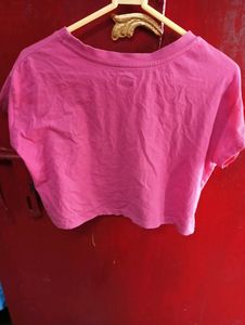 Casual Printed Women Pink Top