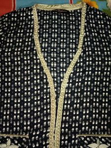 Elegant Black &amp; White Cardigan