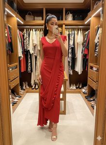 valentine PinterestyElegant Red Dress  💌