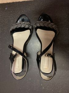 Classy Pencil Heels Gray And Black