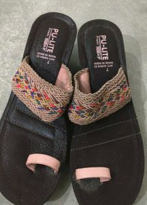 Pink Strap Sandals - Size 7