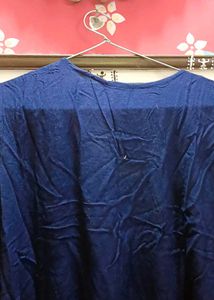 Blue Embroidery Kurta