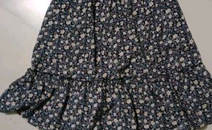 Urbanic Floral Tied Backless Frill Dress