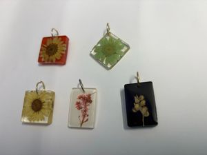 resin real flowers