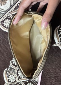 Forest Essentials  leather makeupbag/Pouch