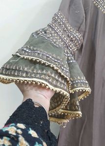 Straight Kurta With Bell Sleeves🤎