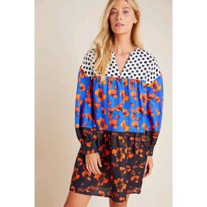 Polka Dot Floral Dress