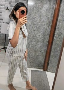 Striped Pajama Set