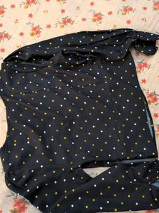 Polka Dot Long Sleeve Top