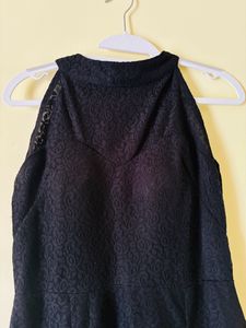 Black Halter Neck Dress