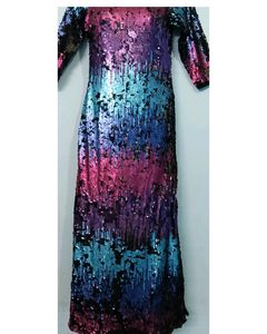 Rainbow Dress Party Wear