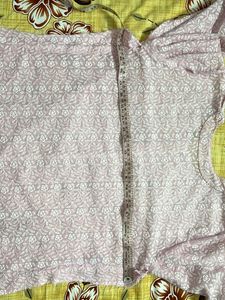 Pink Embroidery Kurti
