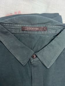 Green Half Sleeves Shirt