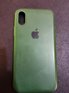APPLE Original Green Silicone Case For iPhone X/Xs