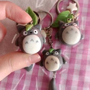 My Neighbour Totoro 🩶 Clay Keychain