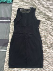 Zara Chic Black Mesh Dress