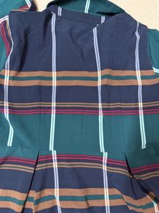 Striped Shirt Dress