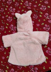 Cute Pink Baby Jacket with Ears