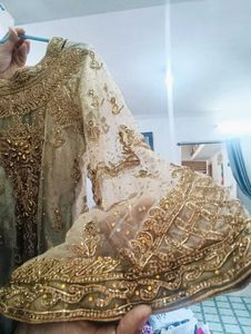 Elegant Gold Stone Garara Suit