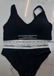 Calvin Klein Lingerie Set Soft Bra Panty Pair28/26