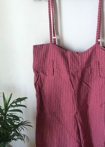 suspender jumpsuit