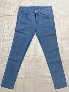 Sky Blue Jeans Slim Fit Denim Pants