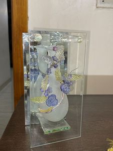 Aesthetic 3D Glass Flower vase- Back In Stock!
