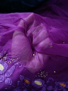 Purple Saree