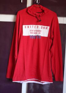 Red Turtleneck Tee.