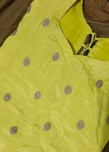 yellow and brown sharara Set