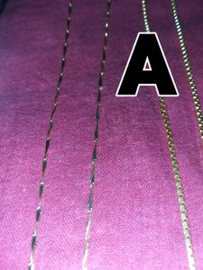 Gold Layering Chains Set